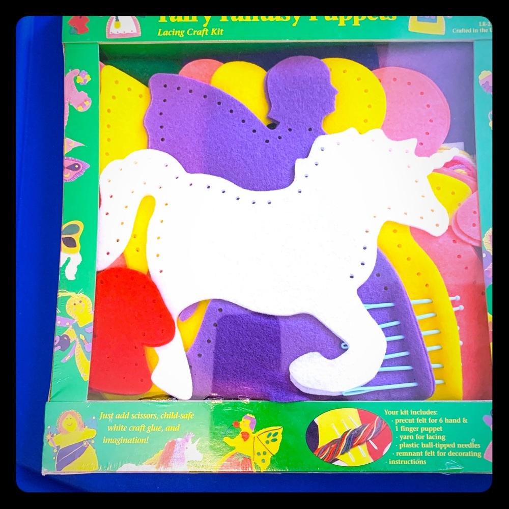 Fairy Fantasy puppet craft kit for kids